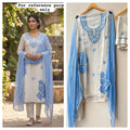 Organza Tuile fabric ladies unstitched suit Rc19086