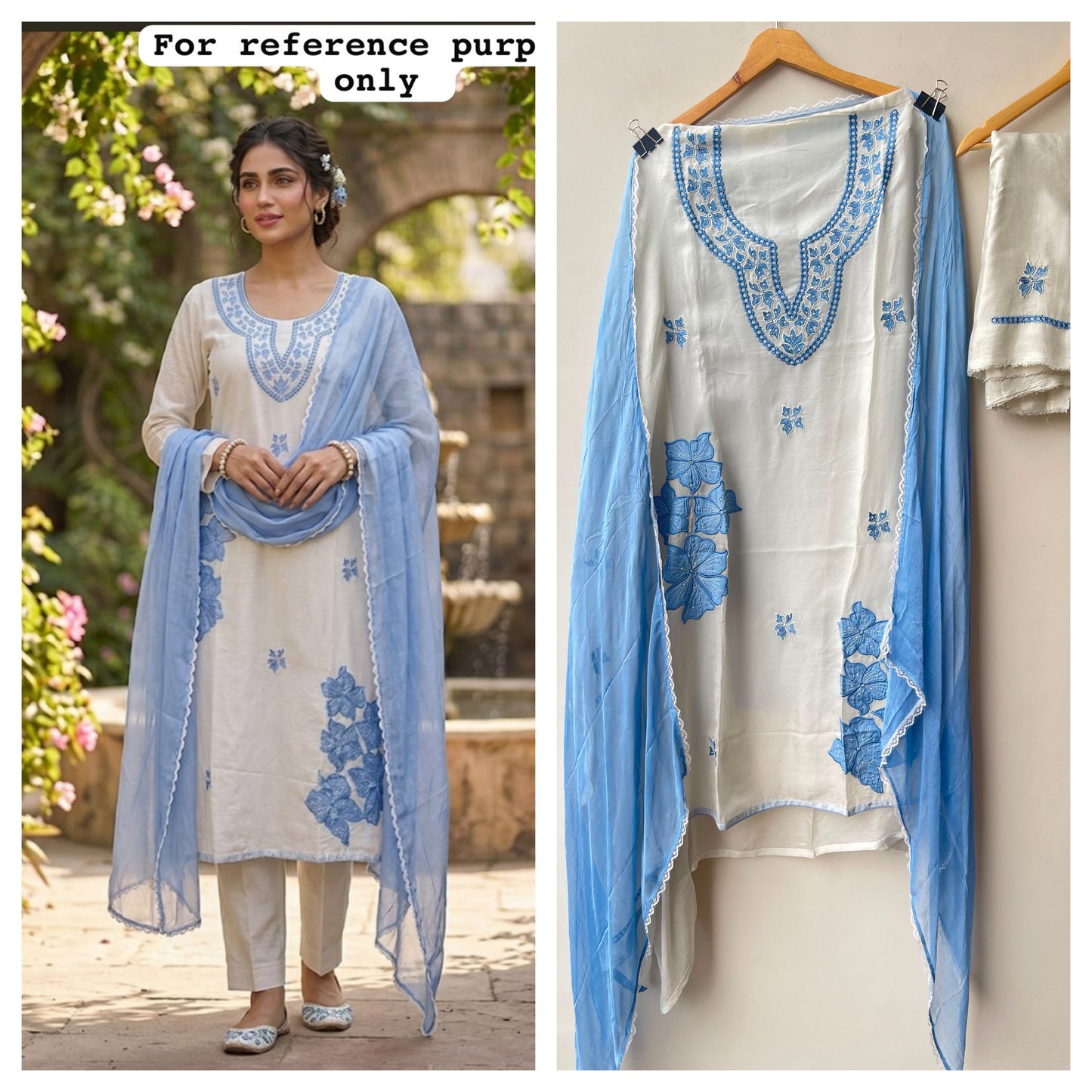 Organza Tuile fabric ladies unstitched suit Rc19086