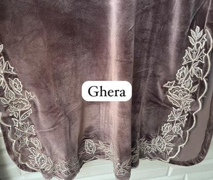 Velvet fully stitched winter ladies coord set Rc17998