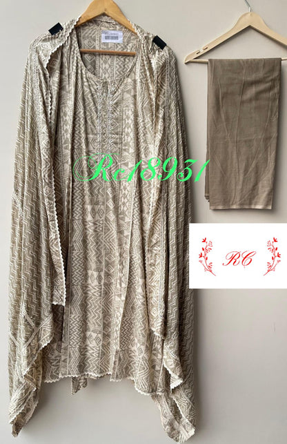 Soft cotton printed unstitched ladies suit Rc18931 (b)