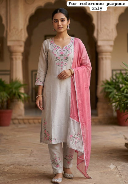Organza Tuile unstitched ladies suit Rc19147