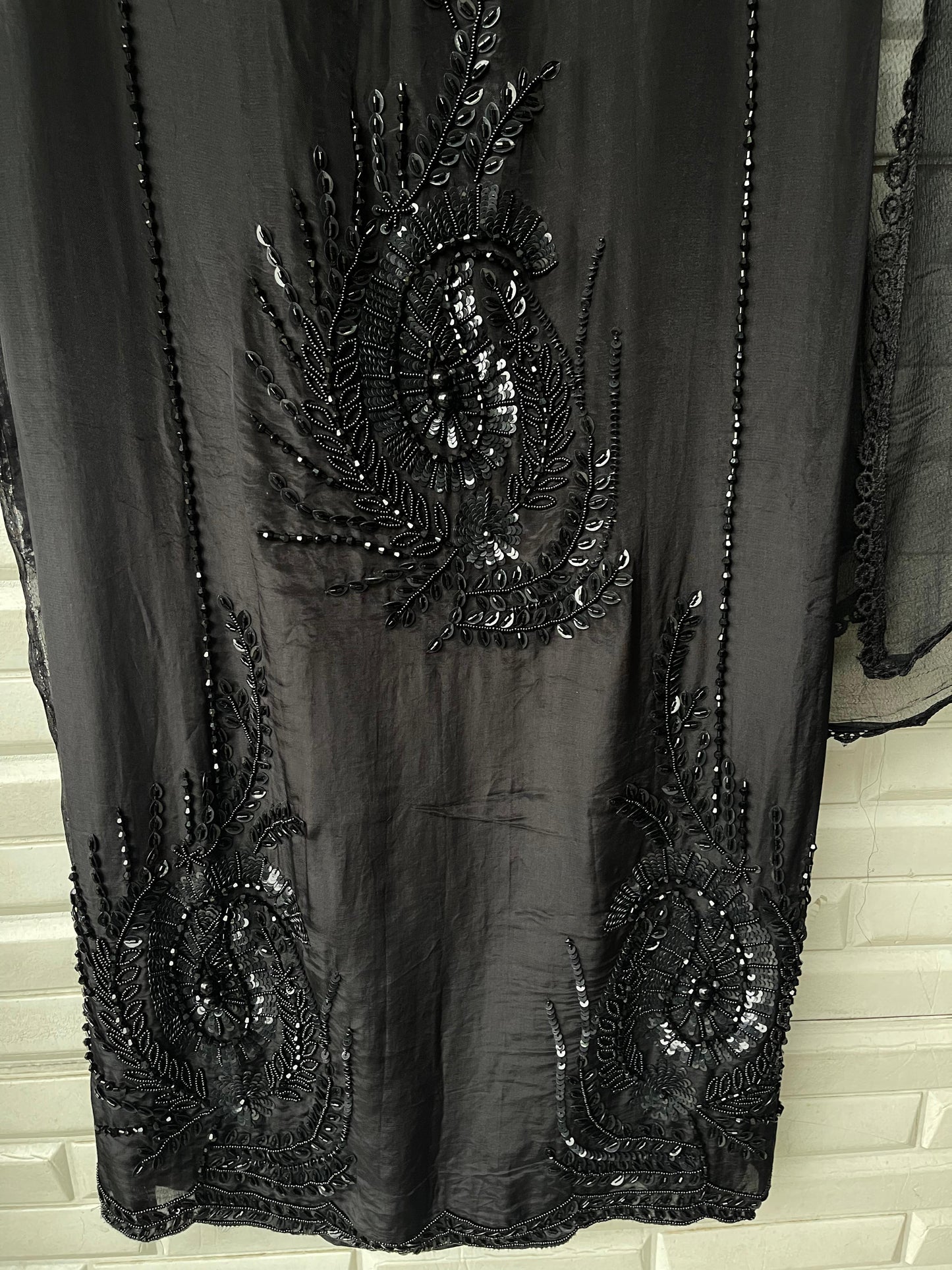Crepe Silk unstitched ladies suit Rc17556