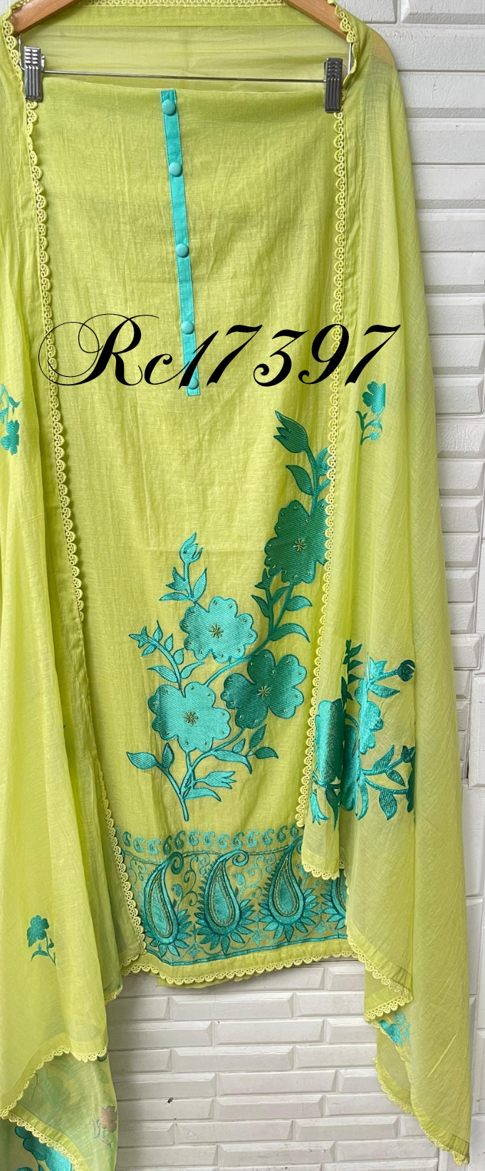 Mul chanderi unstitched ladies suit Rc17397 (a)