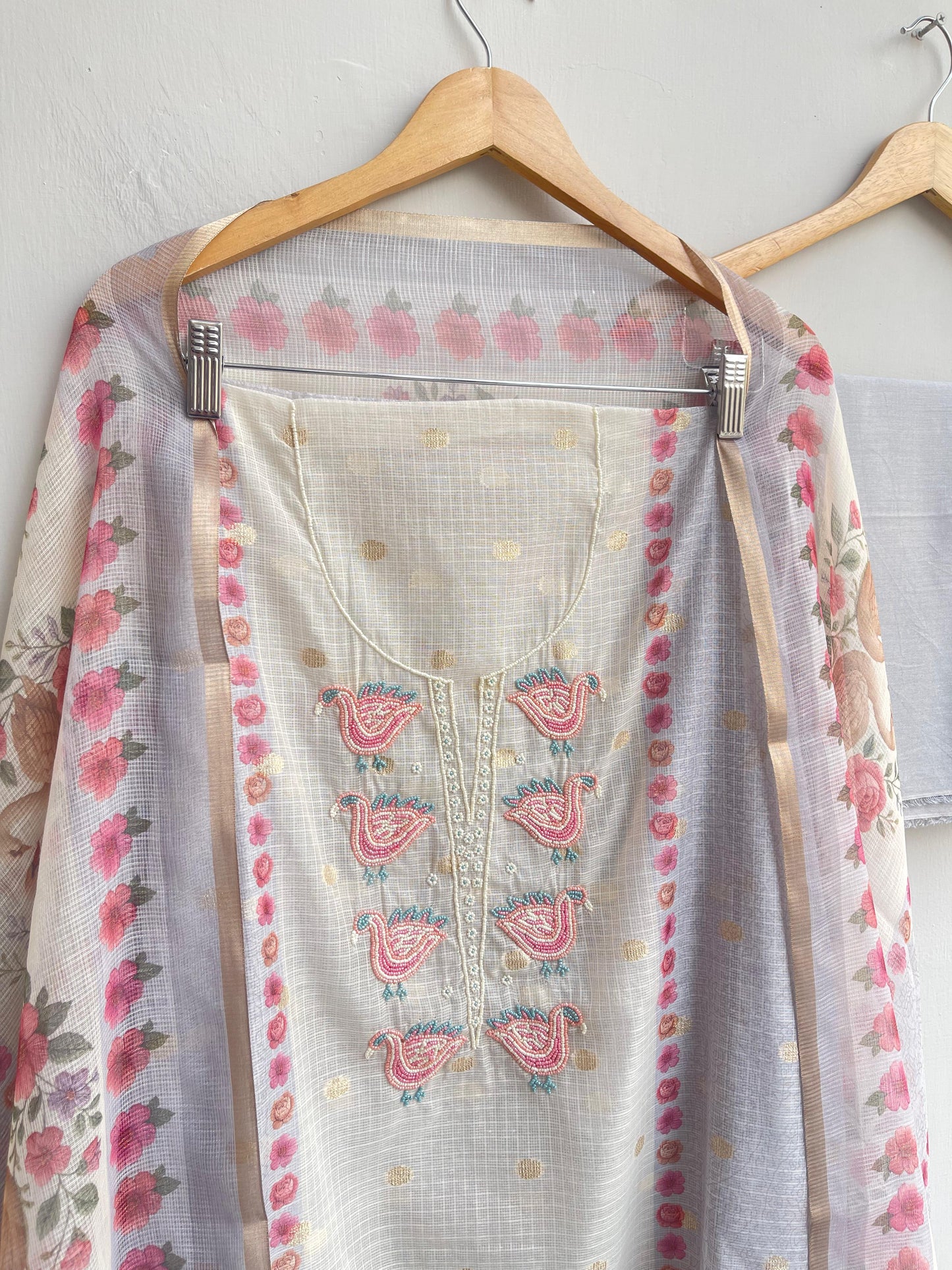 Banarasi kota doriya ladies unstitched suit Rc18438