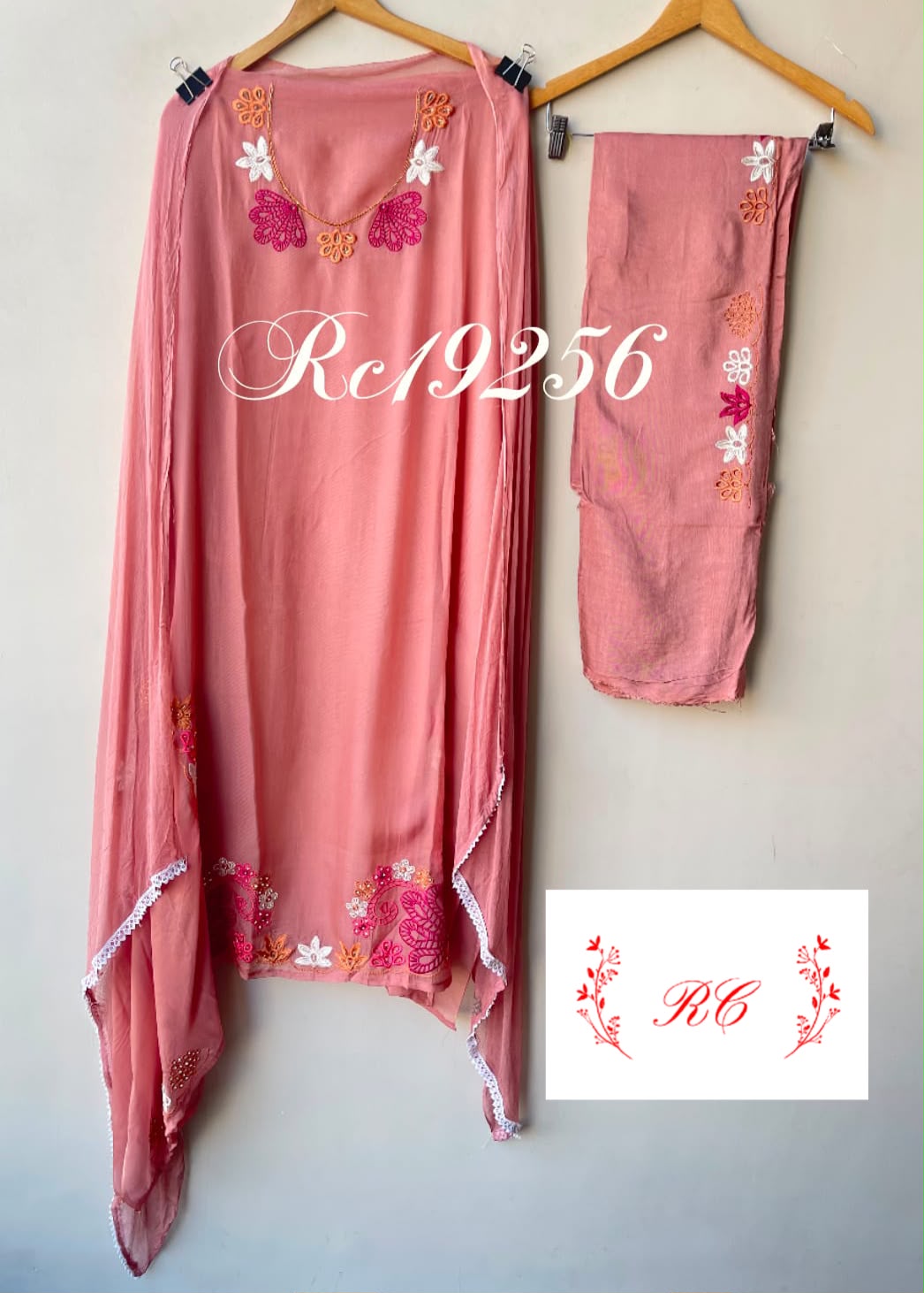 Organza Tuile unstitched ladies suit Rc19256