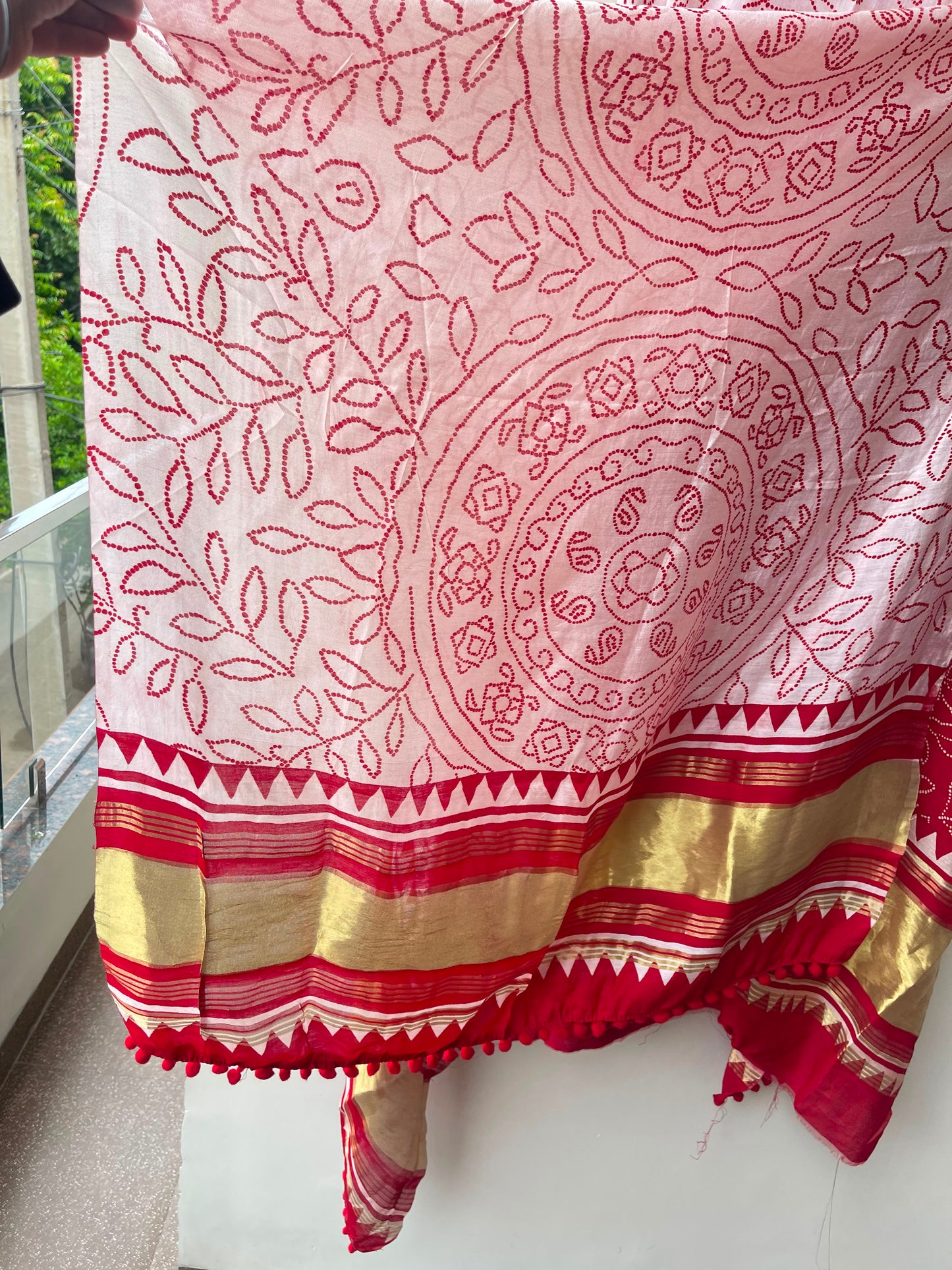Gajji silk printed unstitched ladies suit Rc19272 (a)
