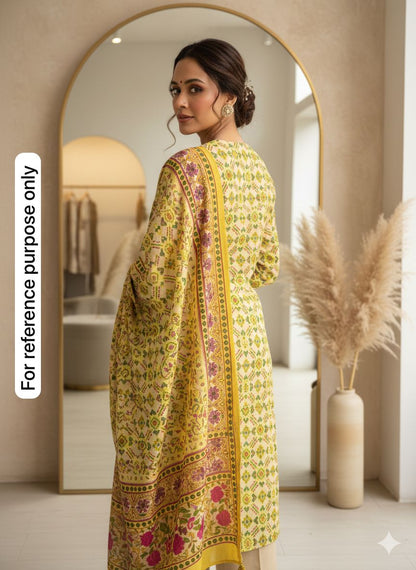 Cotton Printed Unstitched Ladies Suit RC-18282 – view 3