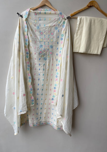 Mul cotton jaam dhani weaving unstitched ladies suit Rc18997