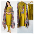 Exquisite Glaze Cotton Printed Fabric Unstitched Suit Set