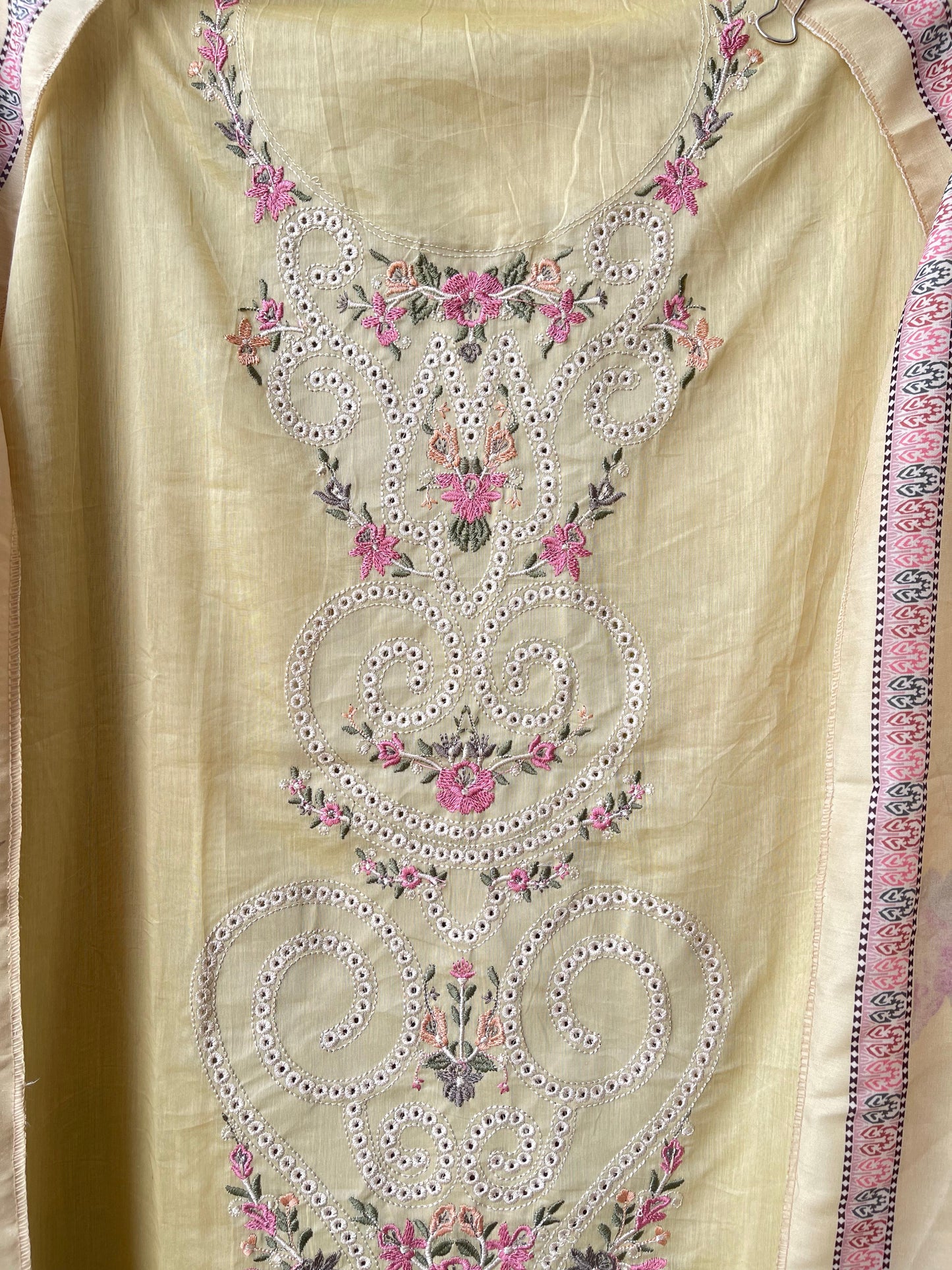 Mul Chanderi Unstitched Ladies Suit RC-18894(A) – view 3
