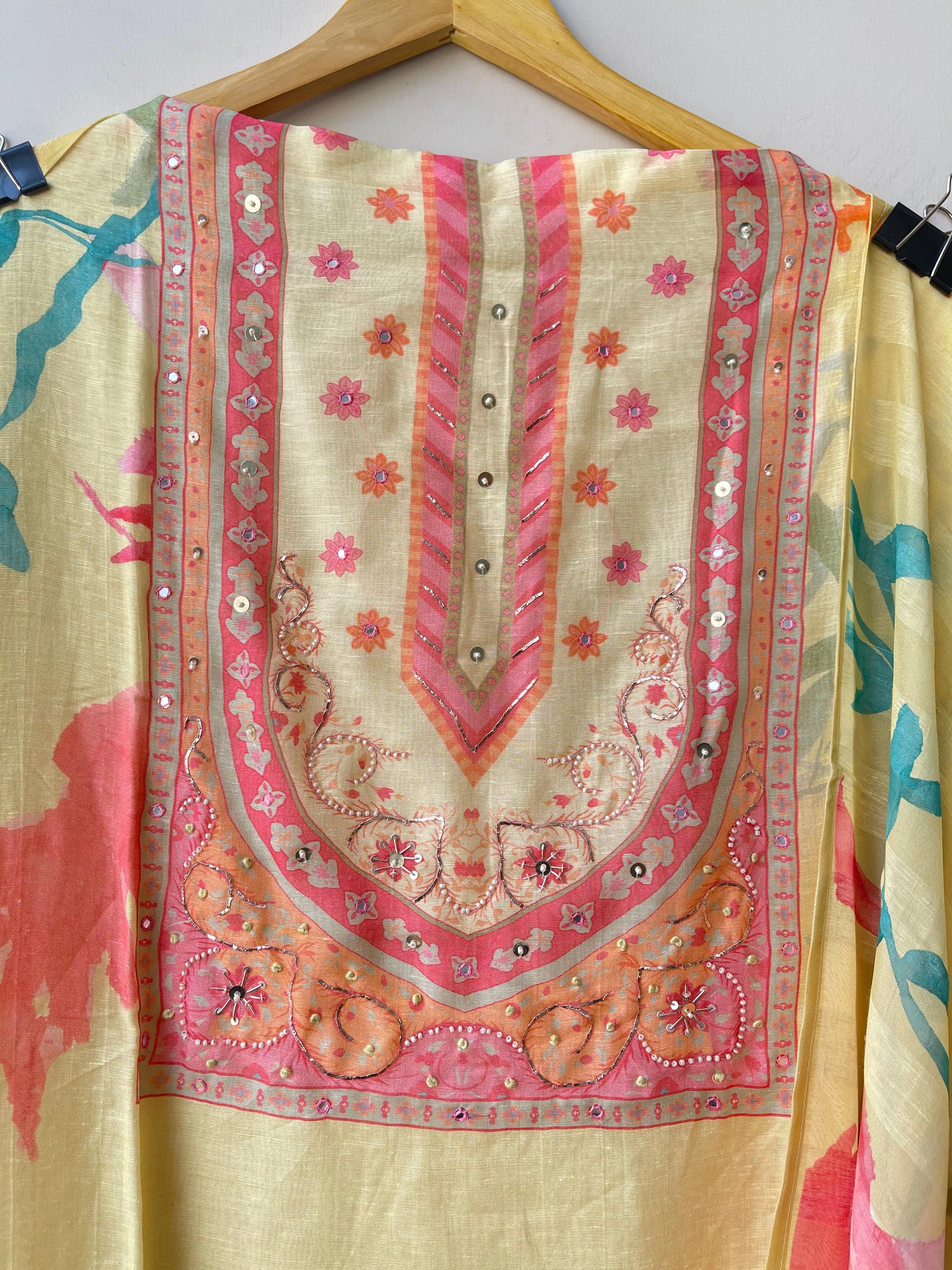 Pure Linen Unstitched Ladies Suit RC-18851 – view 3