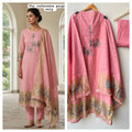 Self Banarasi mul chanderi unstitched ladies suit Rc19067 (b)