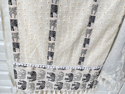 Cotton unstitched ladies suit Rc17310