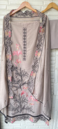 Mul Chanderi Unstitched Ladies Suit RC-18408