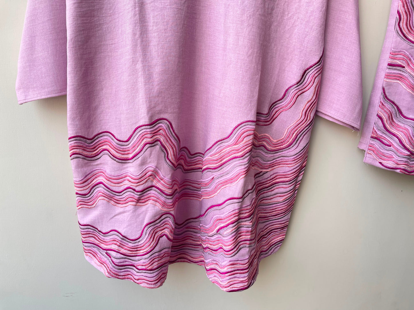 Soft linen cotton stitched ladies coord set Rc19104