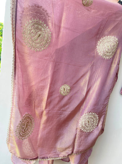 Shimmer silk unstitched ladies suit Rc19116 (c)