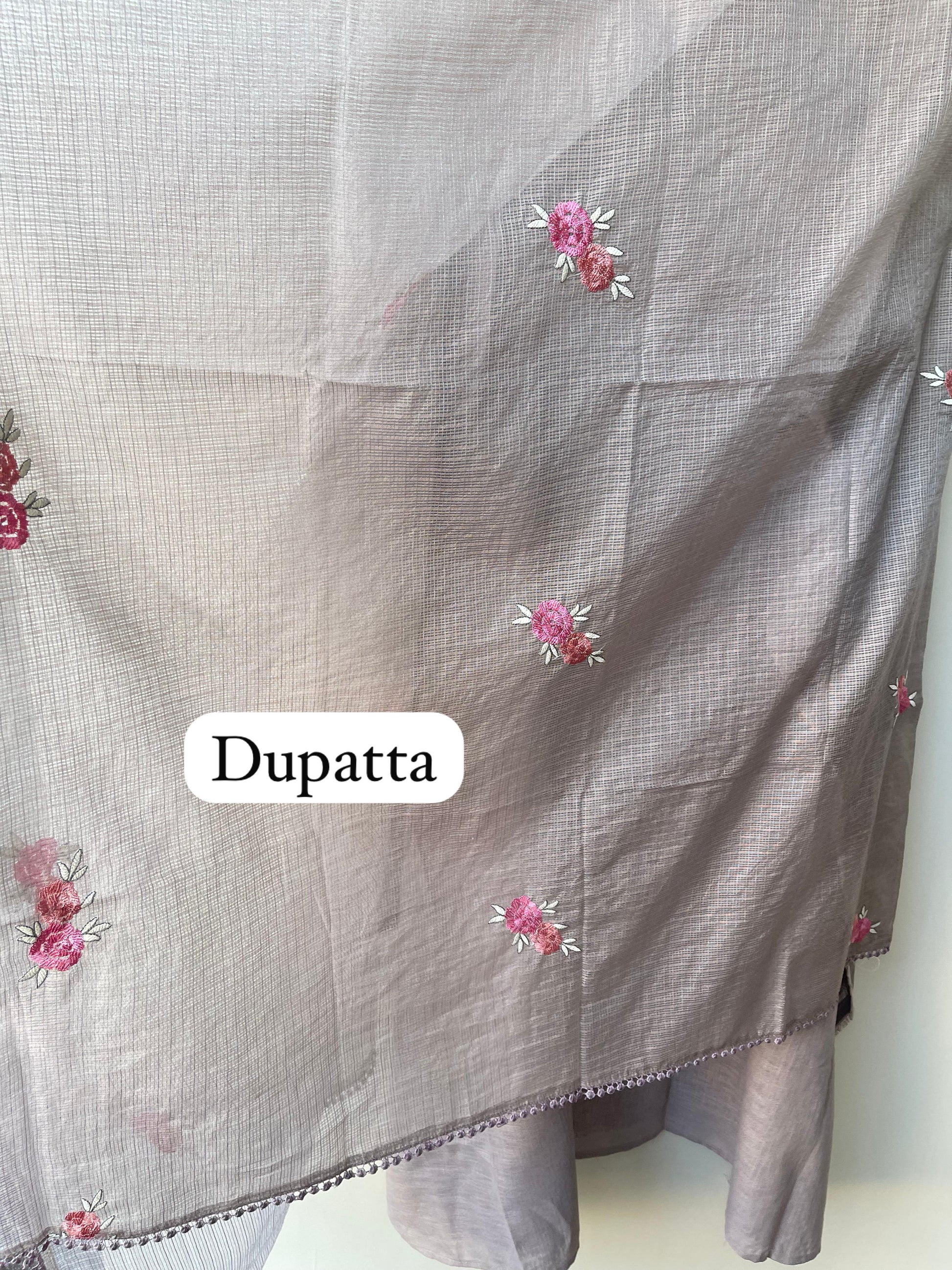 Soft Self Linen Unstitched Ladies Suit RC18716 – view 6