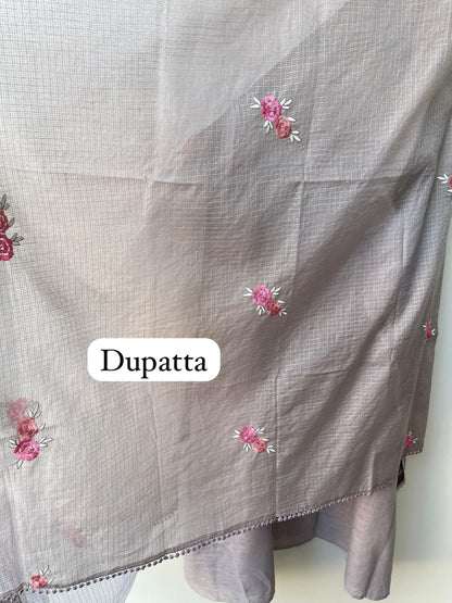 Soft Self Linen Unstitched Ladies Suit RC18716 – view 6