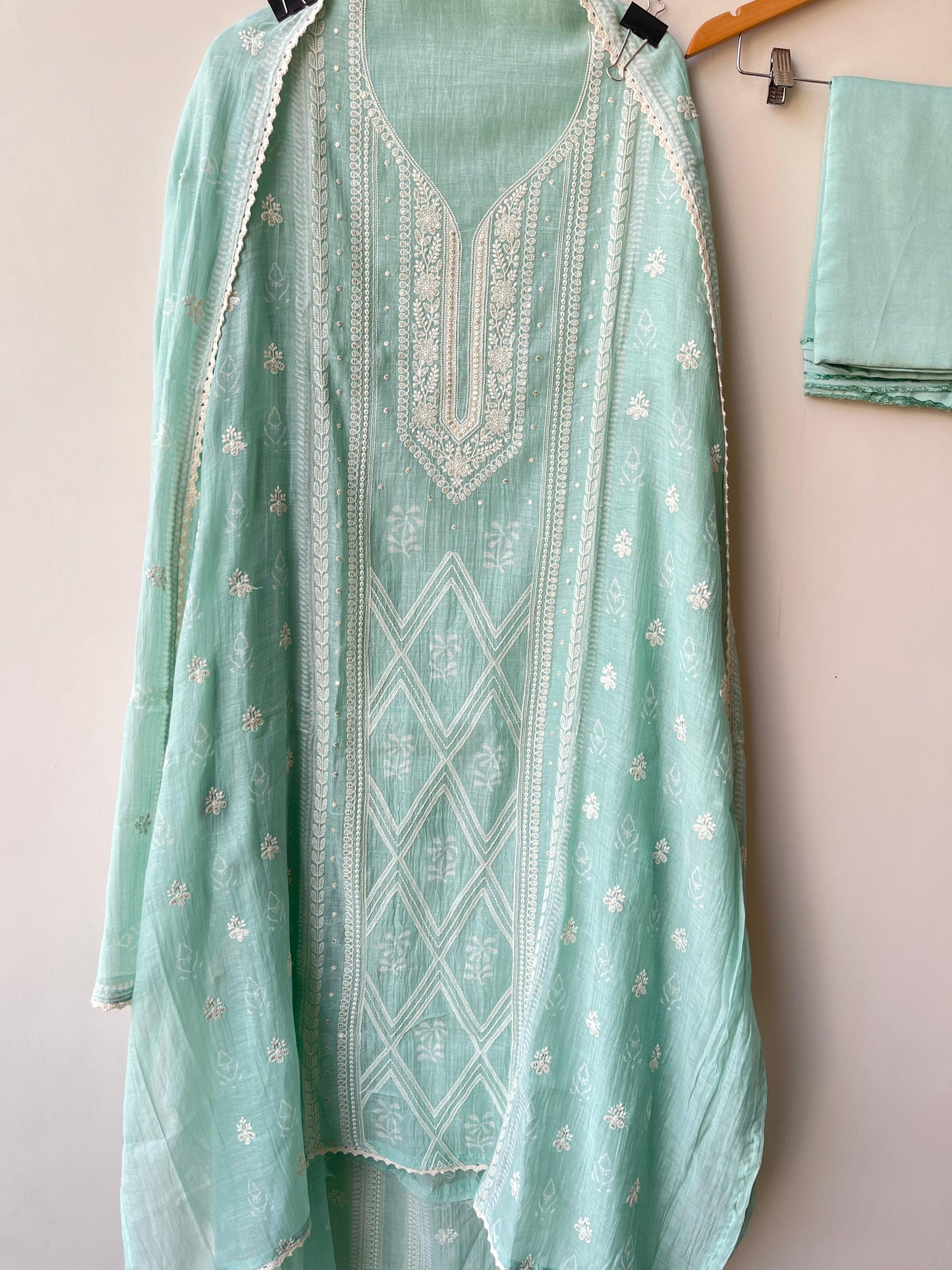 Pure Mul Chanderi Unstitched Ladies Suit RC-18841 – view 5