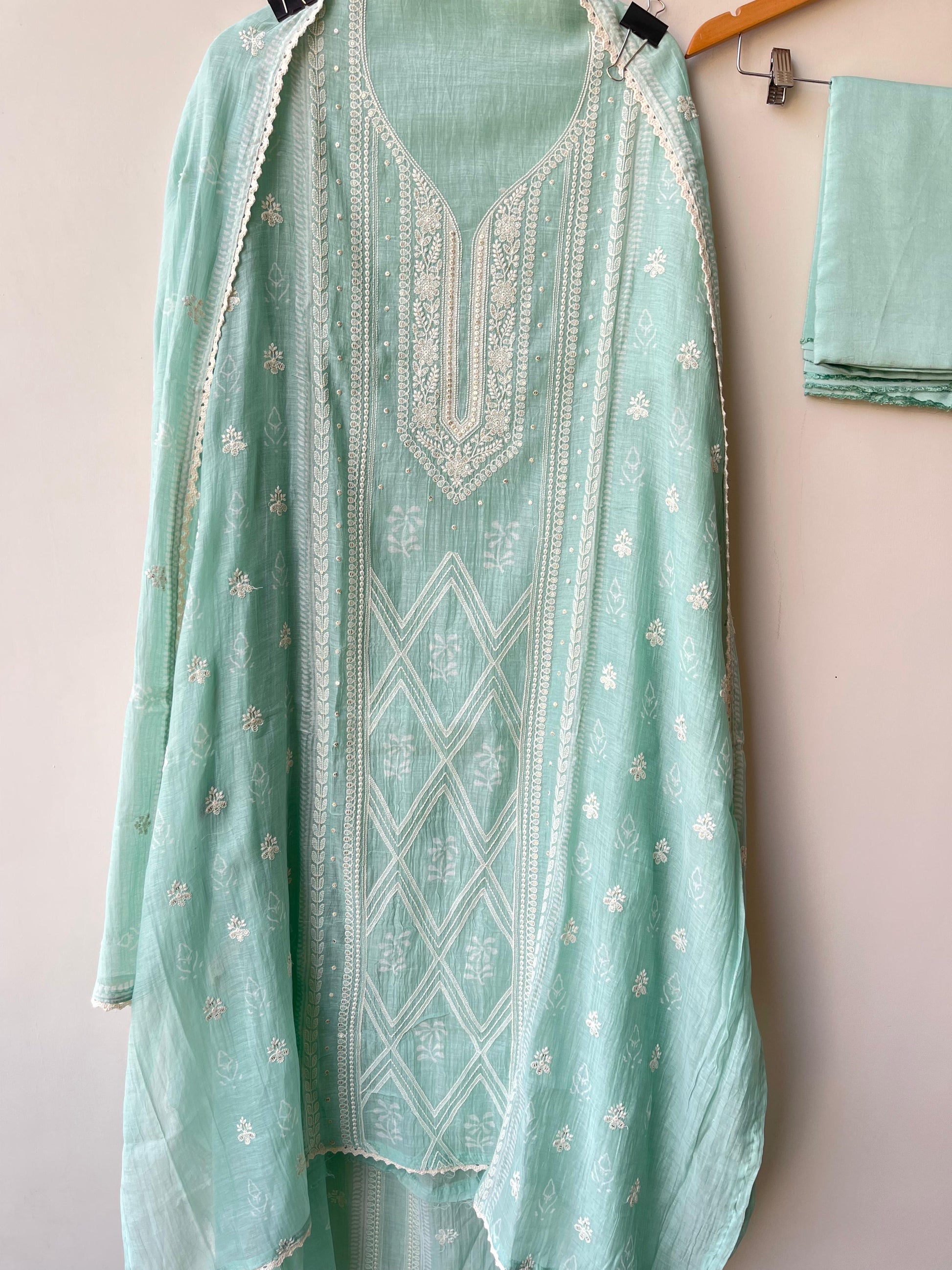 Pure Mul Chanderi Unstitched Ladies Suit RC-18841 – view 5