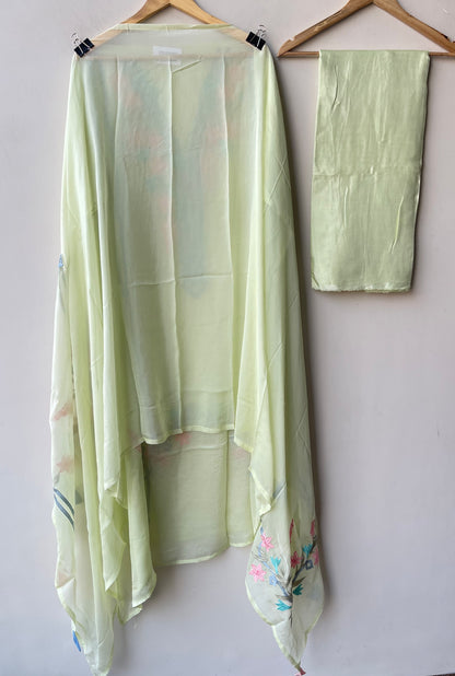 Organza Tuile unstitched ladies suit Rc19312 (a)