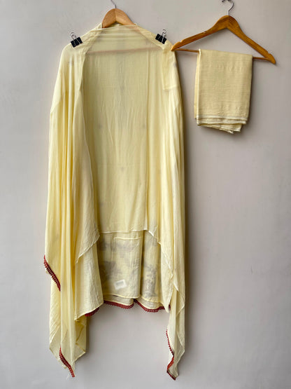 Organza soft flowy unstitched ladies suit Rc19156 (b)