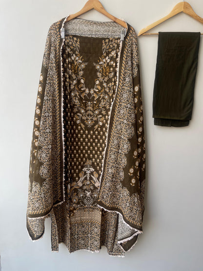 Cotton Printed Unstitched Ladies Suit RC18838 – view 9