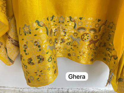 Banarasi silk unstitched ladies suit Rc18242 (c)