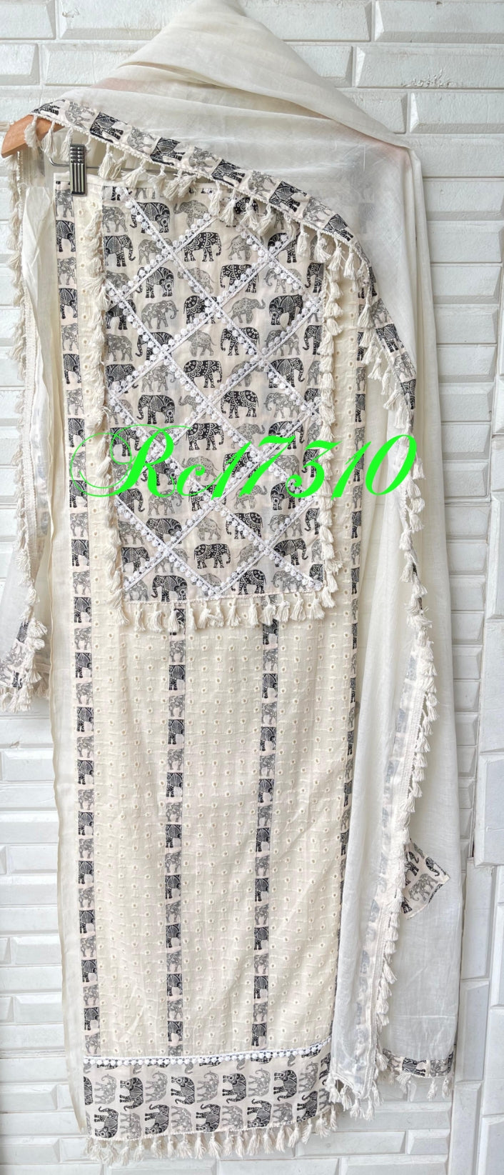 Cotton unstitched ladies suit Rc17310