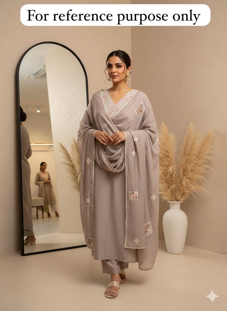 Mul chanderi unstitched ladies suit Rc18458 (b)