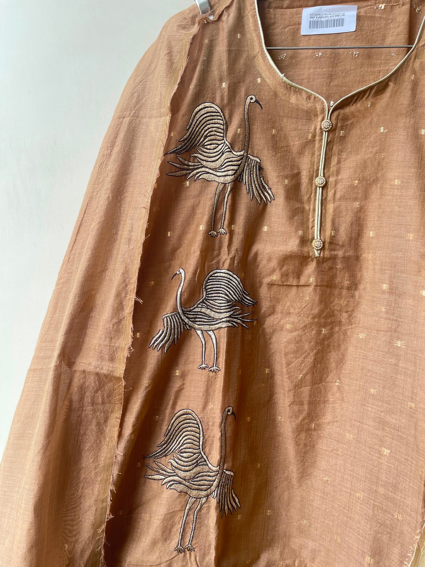 Banarasi shimmer mul chanderi unstitched ladies suit Rc19263 (a)