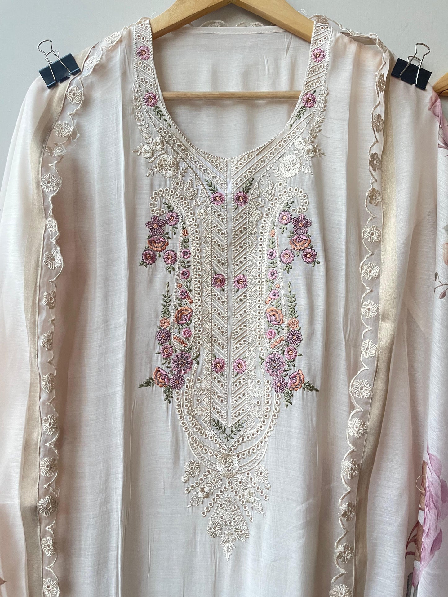 Mul Chanderi Unstitched Ladies Suit RC18866 – view 6