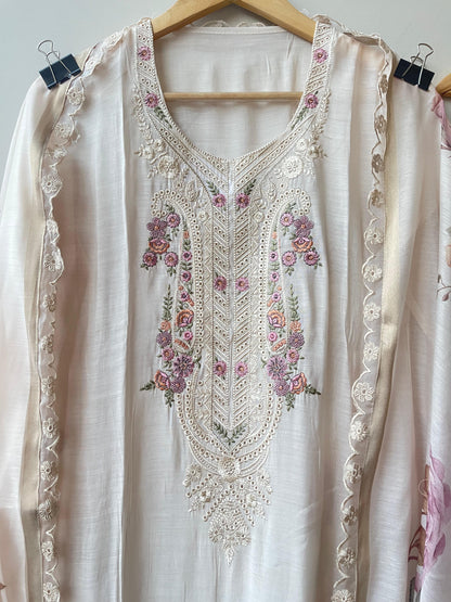 Mul Chanderi Unstitched Ladies Suit RC18866 – view 6