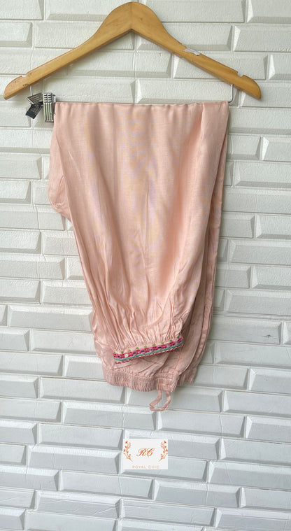 Muslin readymade ladies suit Rc12148