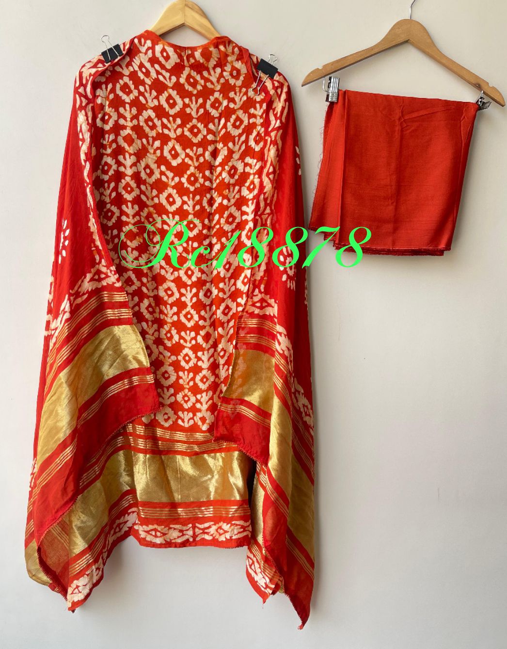 Banarasi Chanderi Cotton Unstitched Ladies Suit RC-18878 – view 5
