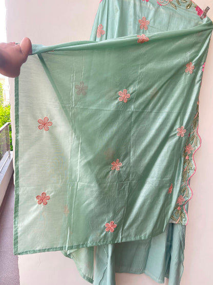 Mul chanderi unstitched ladies suit Rc19309 (c)