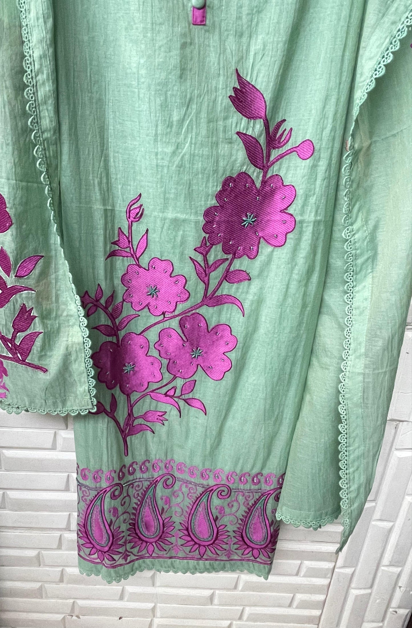 Mul chanderi unstitched ladies suit Rc17397 (b)