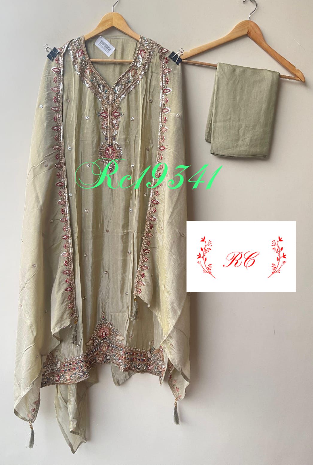 Pure shimmer silk ladies unstitched suit Rc19341 (b)