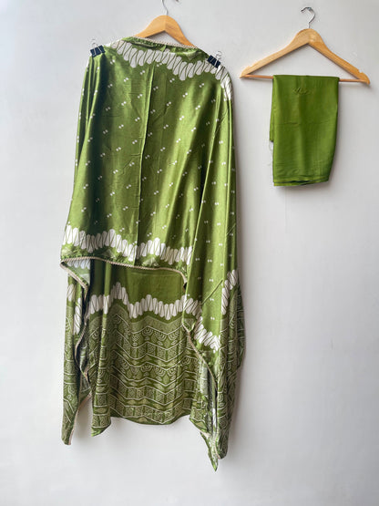 Gajji silk printed unstitched ladies suit Rc19217 (b)