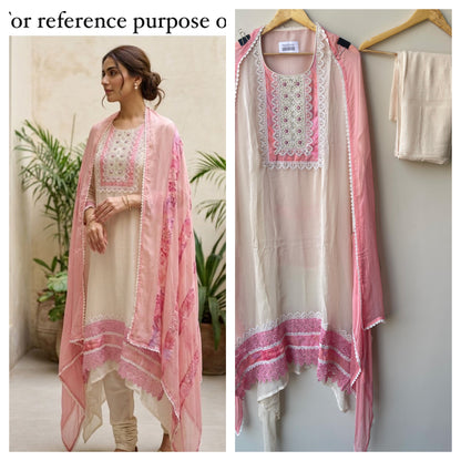 Organza unstitched ladies suit Rc18947 (b)