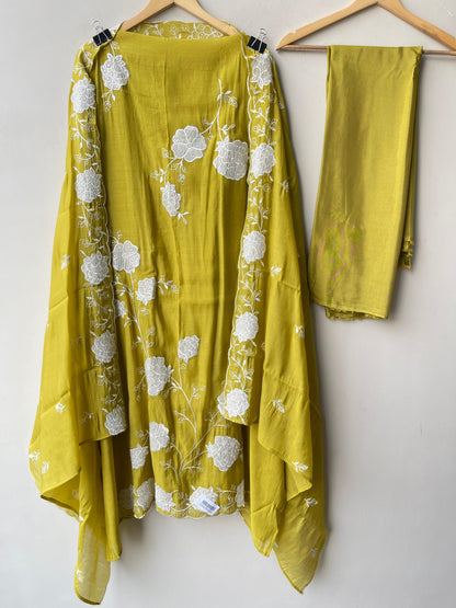 Mul chanderi unstitched ladies suit Rc19326 (a)