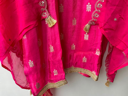 Banarasi shimmer silk ladies unstitched suit Rc19228