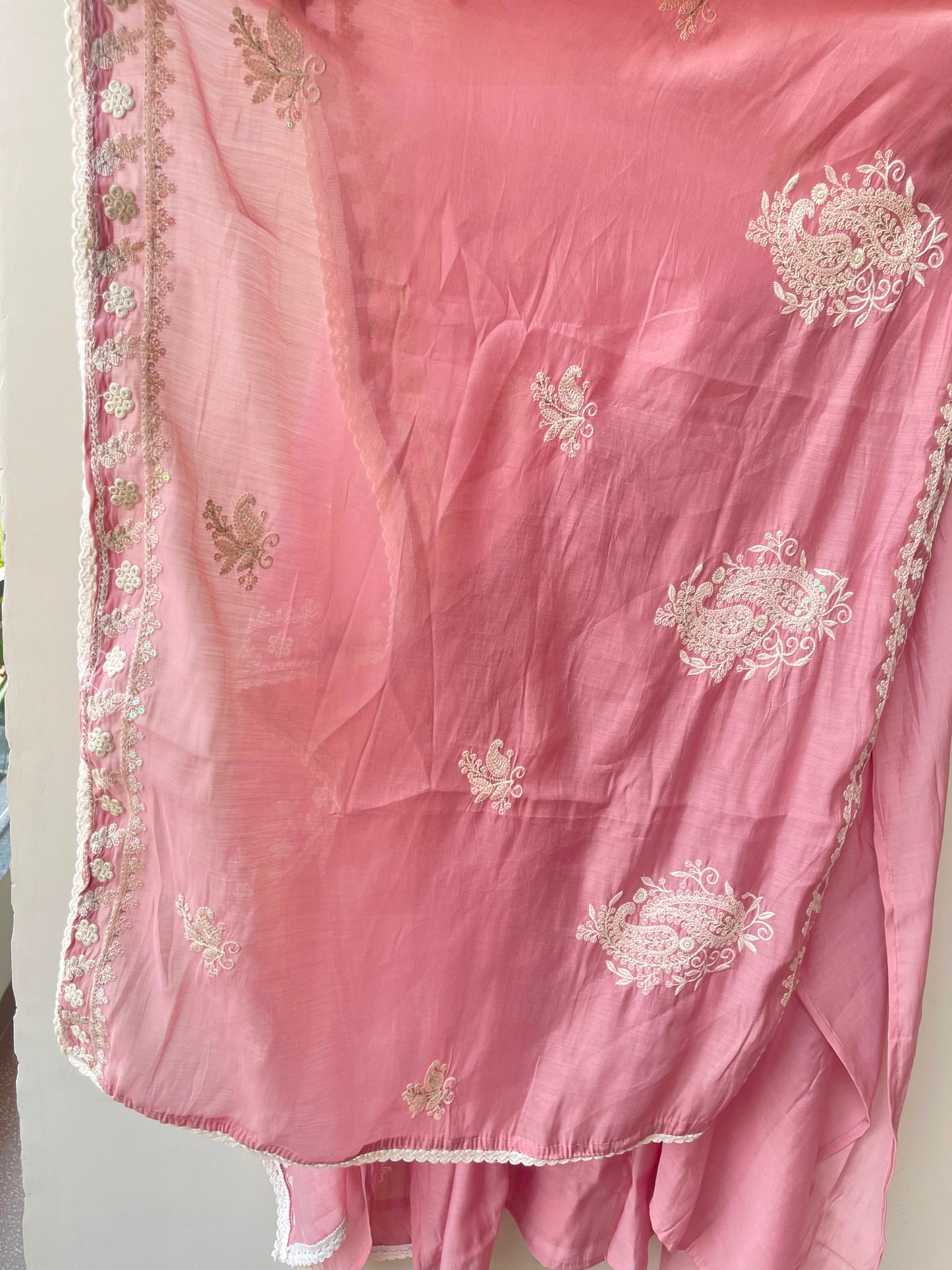 Mul chanderi unstitched ladies suit Rc18975 (b)