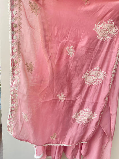 Mul chanderi unstitched ladies suit Rc18975 (b)