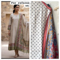 Mul chanderi maheshwari printed unstitched ladies suit Rc19070 (c)