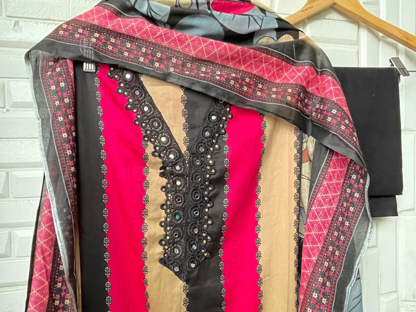 Cotton unstitched ladies suit Rc17376 (a)