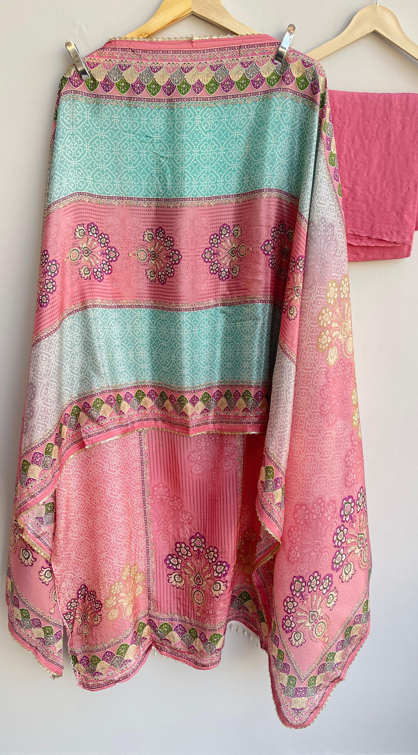 Shimmer silk unstitched ladies suit Rc17922 (a)