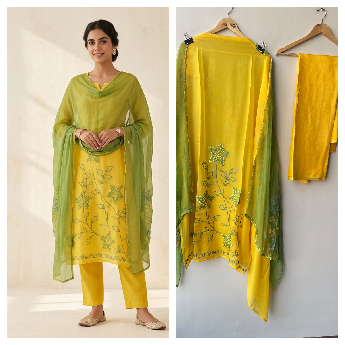 Premium Organza Tuile Unstitched Designer 3 Pcs Suit Set
