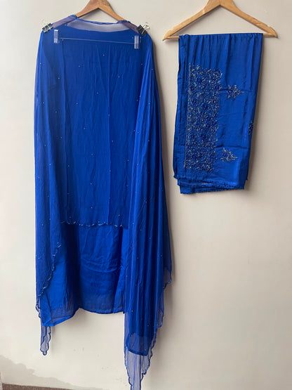 Pure glass organza ladies unstitched suit Rc19185 (a)