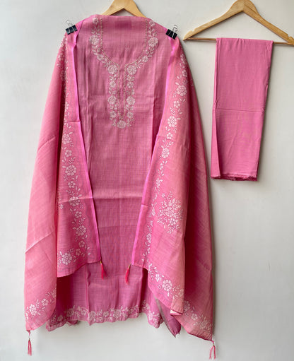 Shimmer linen printed ladies unstitched suit Rc19134